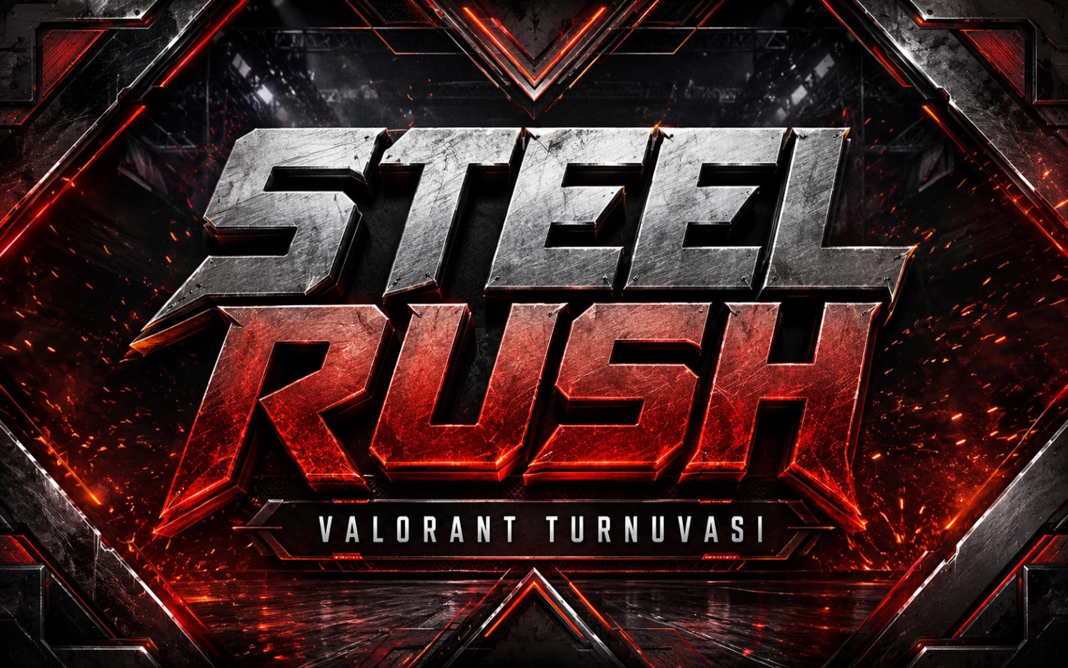 Steel Rush Valorant Turnuvası Şampiyonu YokOlmaz Takımı Kutlama Yaparken