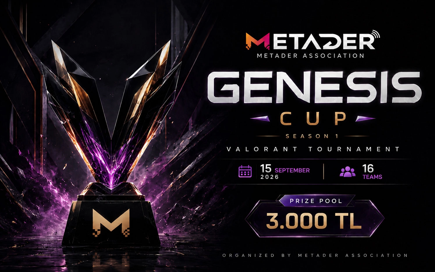 MEDUSA celebrating victory in the Metader Genesis Cup Season 1 Valorant Tournament 3