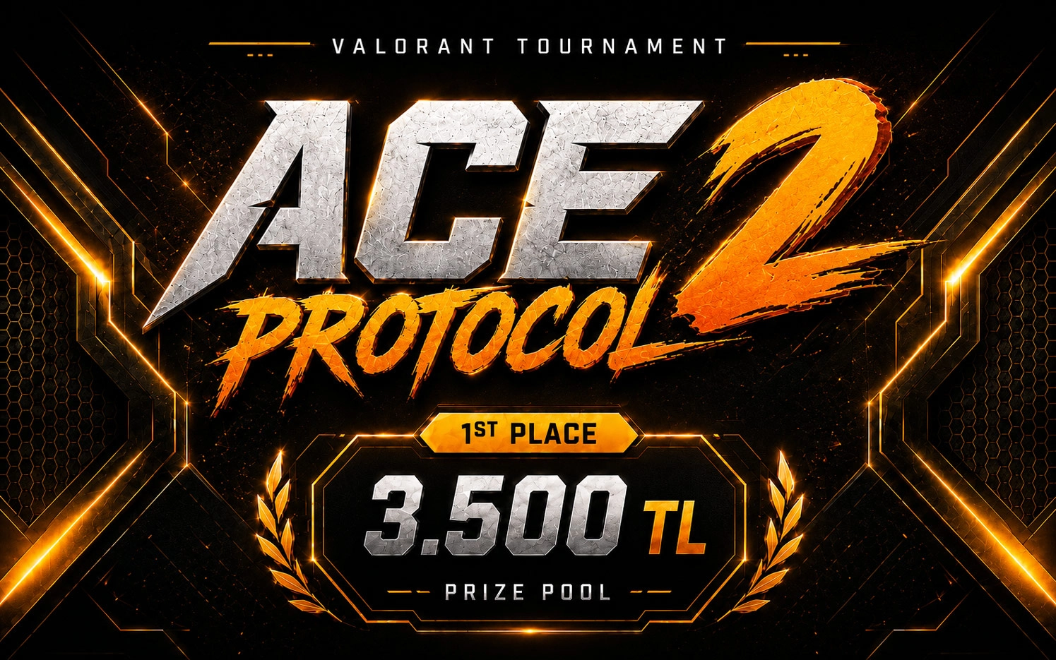 GOPeSpor celebrates winning the Ace Protocol 2 Valorant Tournament.