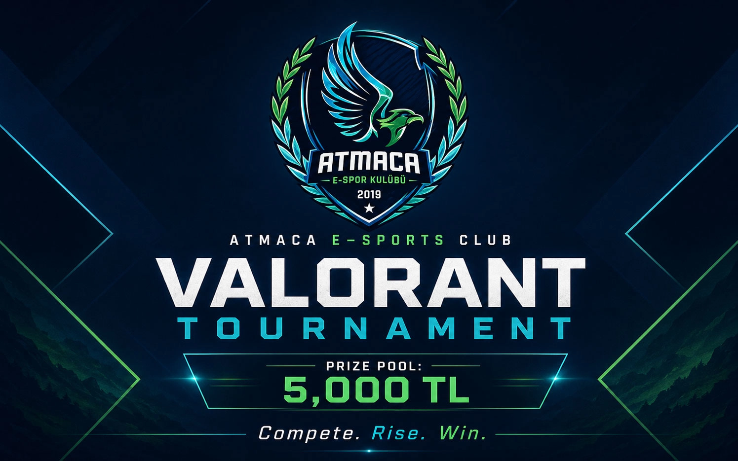 MEDUSA team celebrating victory at the Atmaca E‑Sport Valorant tournament