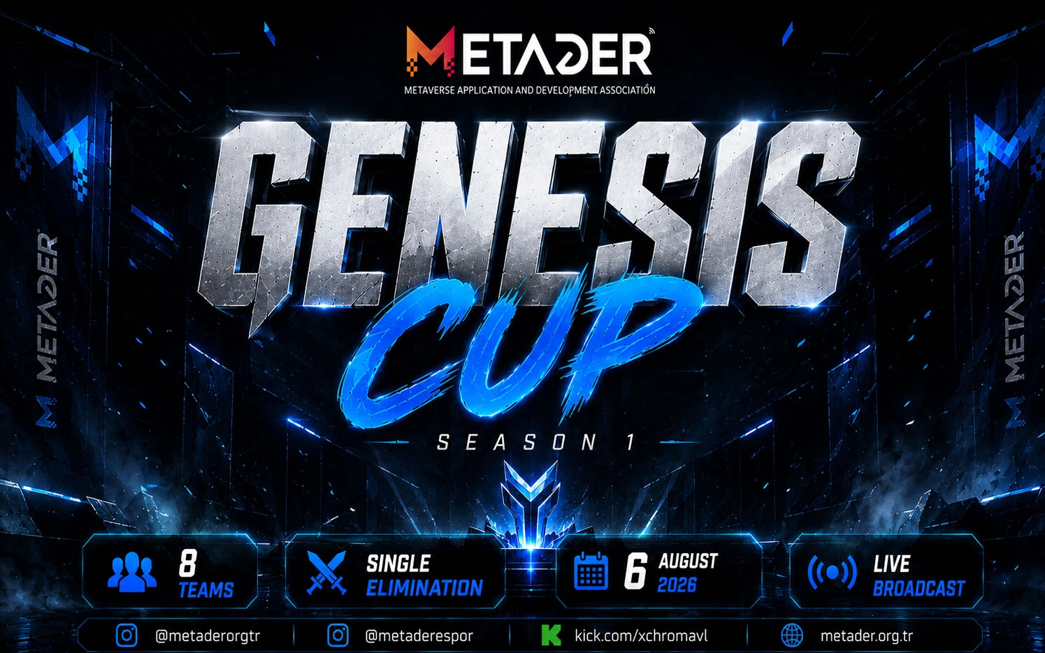 Metader Genesis Cup Season 1 Valorant Turnuvası Şampiyonu YokOlmaz ve MVP Neo1